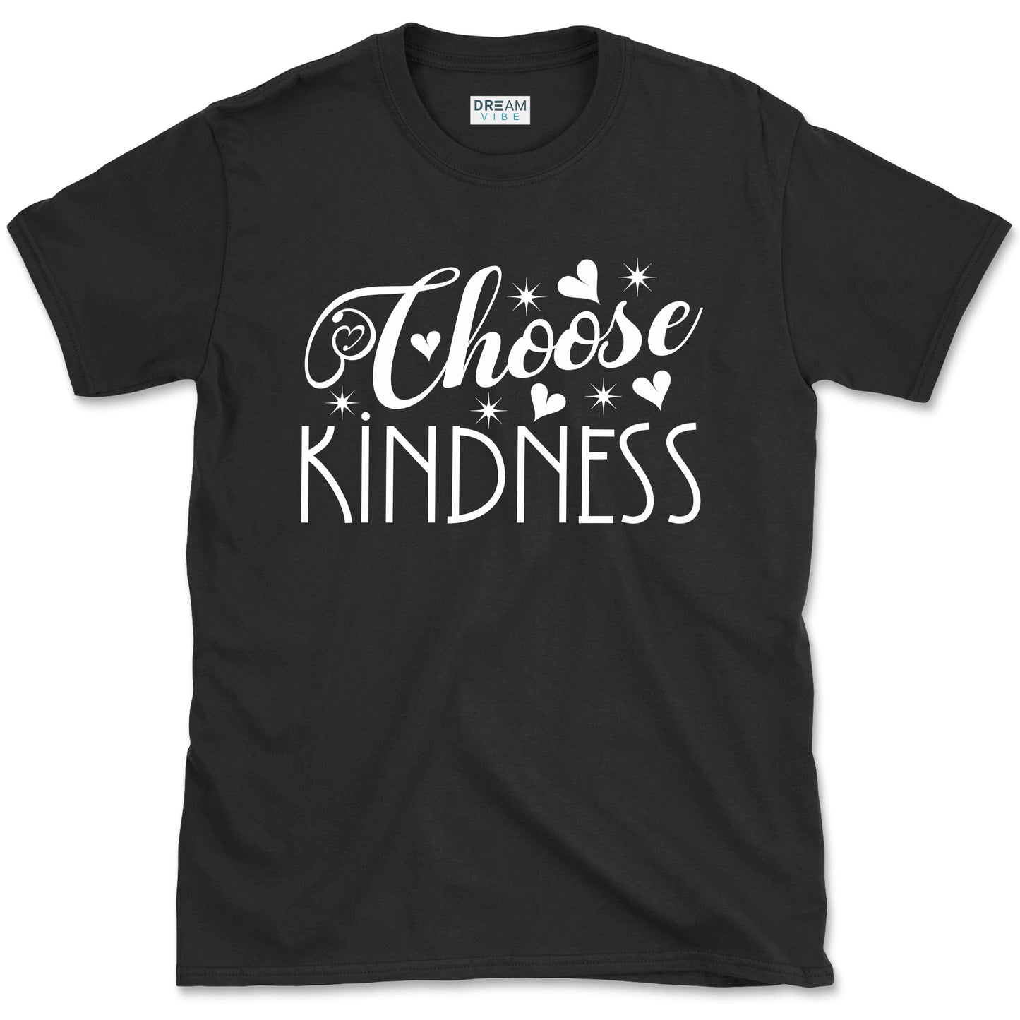 Choose Kindness Inspirational T-Shirt Design With Hearts
