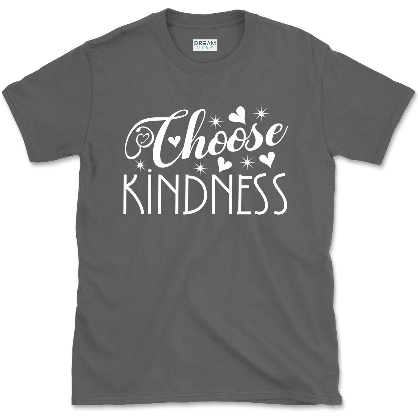 Choose Kindness Inspirational T-Shirt Design With Hearts