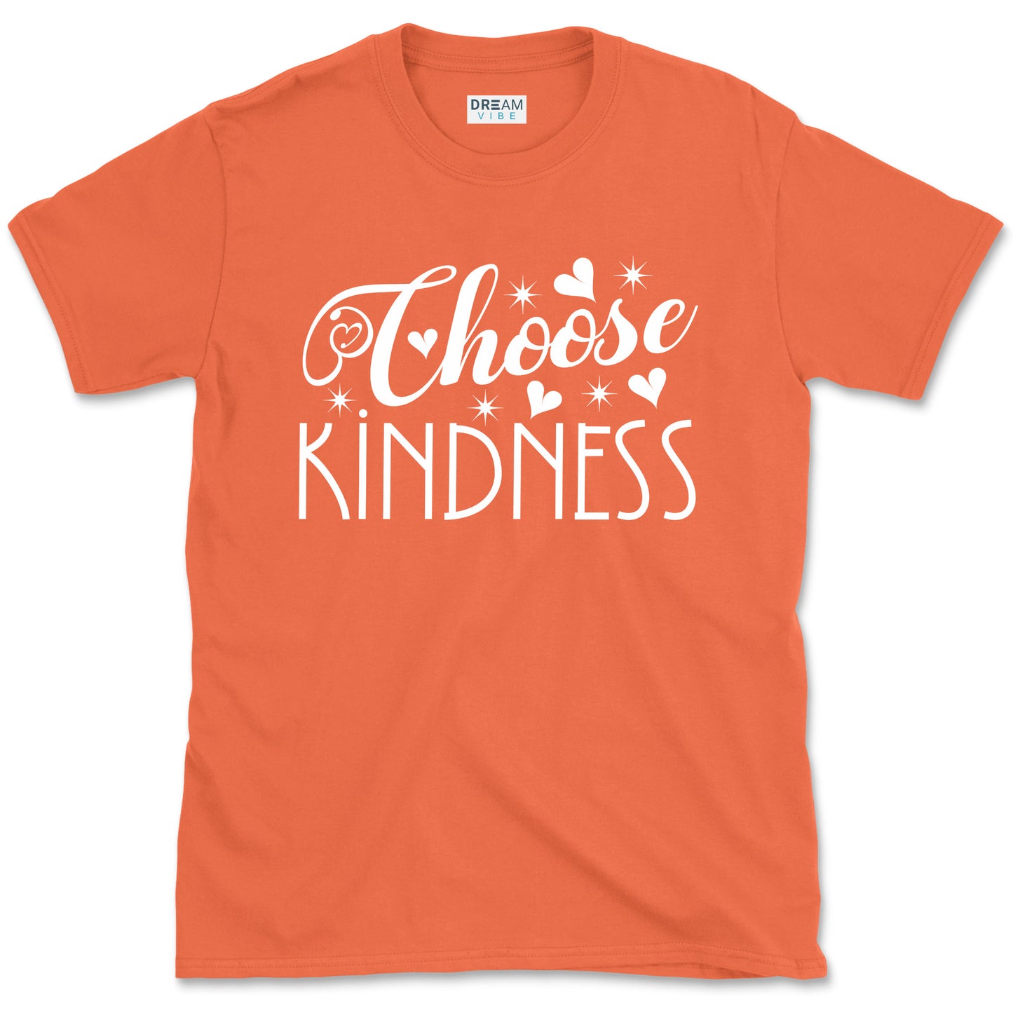 Choose Kindness Inspirational T-Shirt Design With Hearts