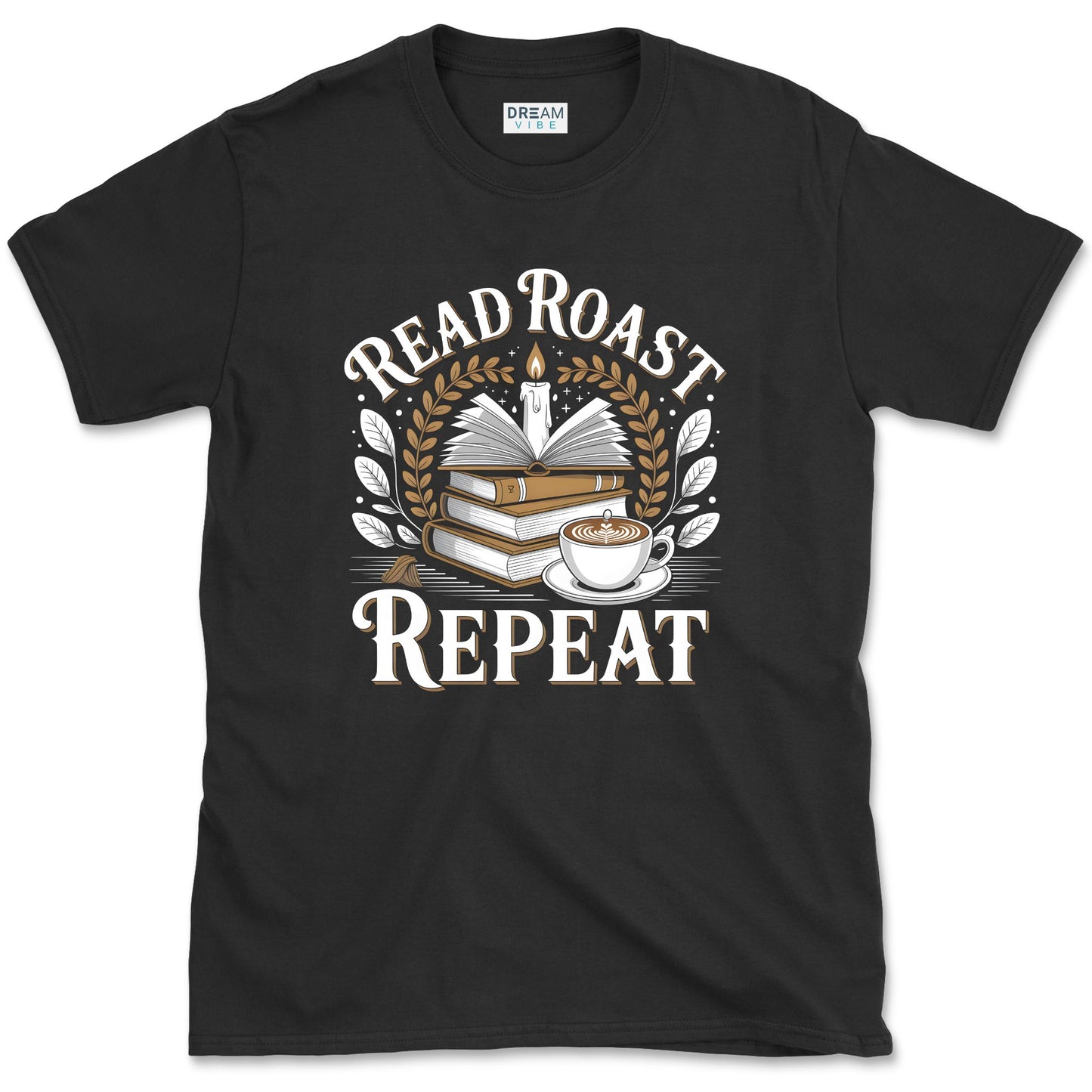 Read Roast Repeat Coffee Gifts For Book Lover T-Shirt