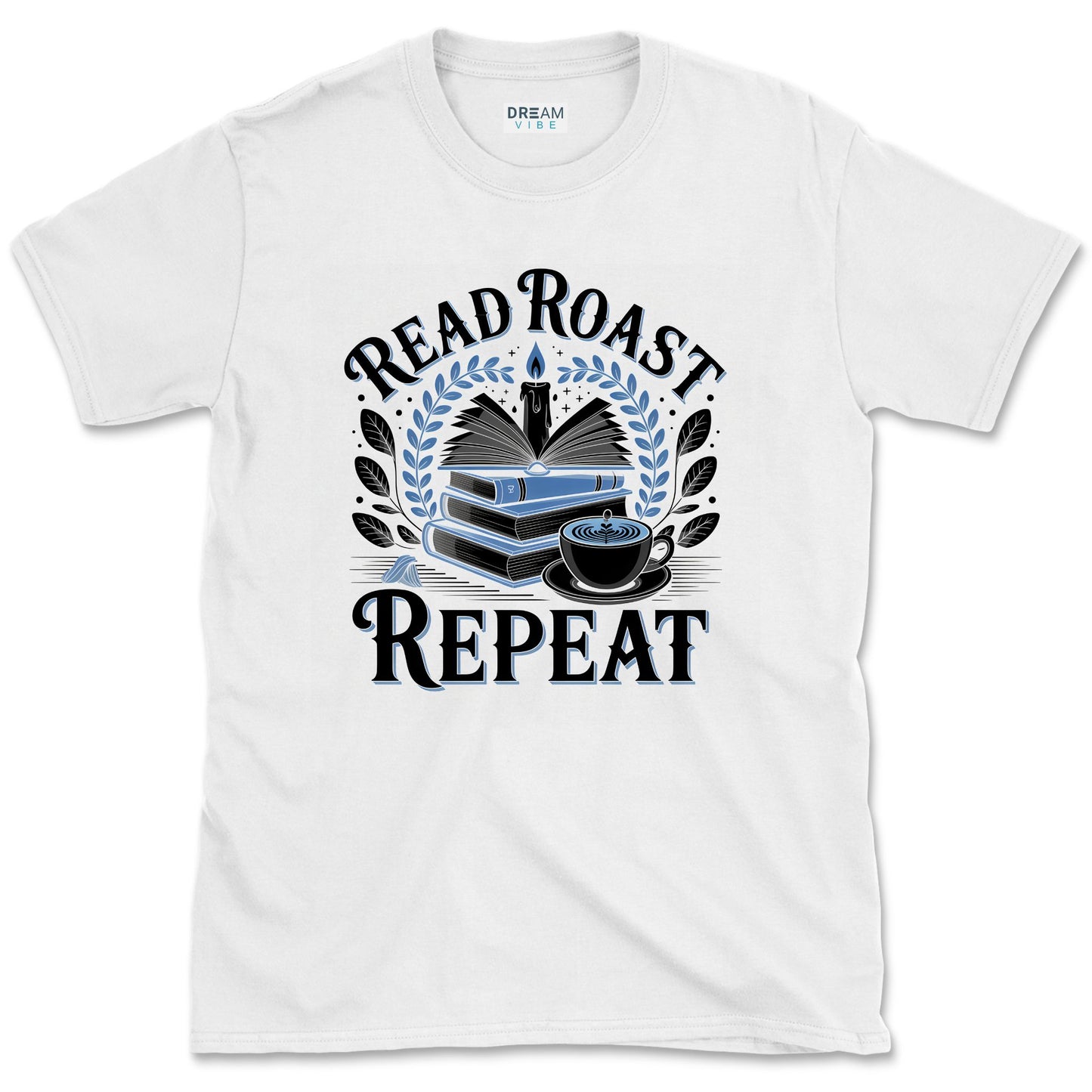 Read Roast Repeat Coffee Gifts For Book Lover T-Shirt
