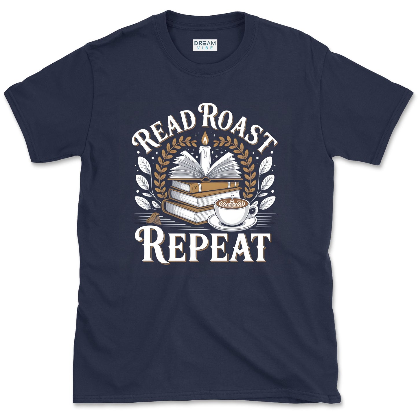 Read Roast Repeat Coffee Gifts For Book Lover T-Shirt