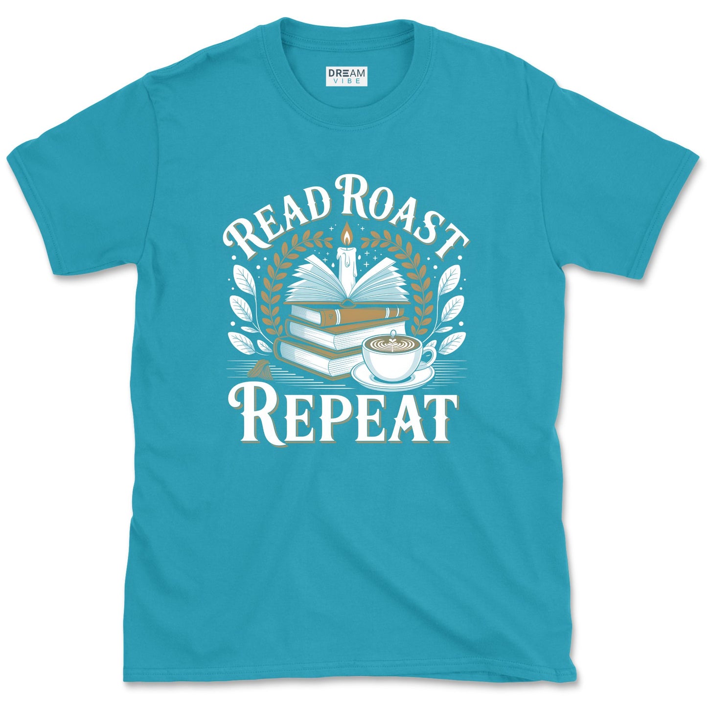 Read Roast Repeat Coffee Gifts For Book Lover T-Shirt