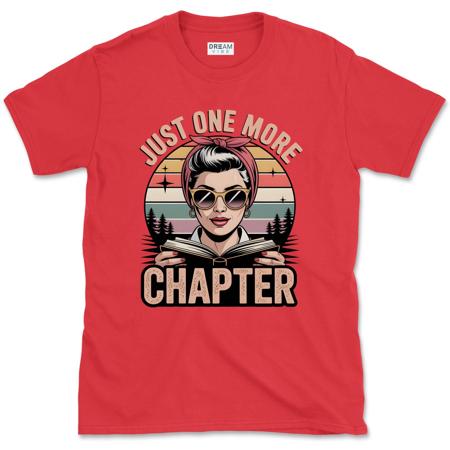 Just One More Chapter Retro Reading Lover T-Shirt