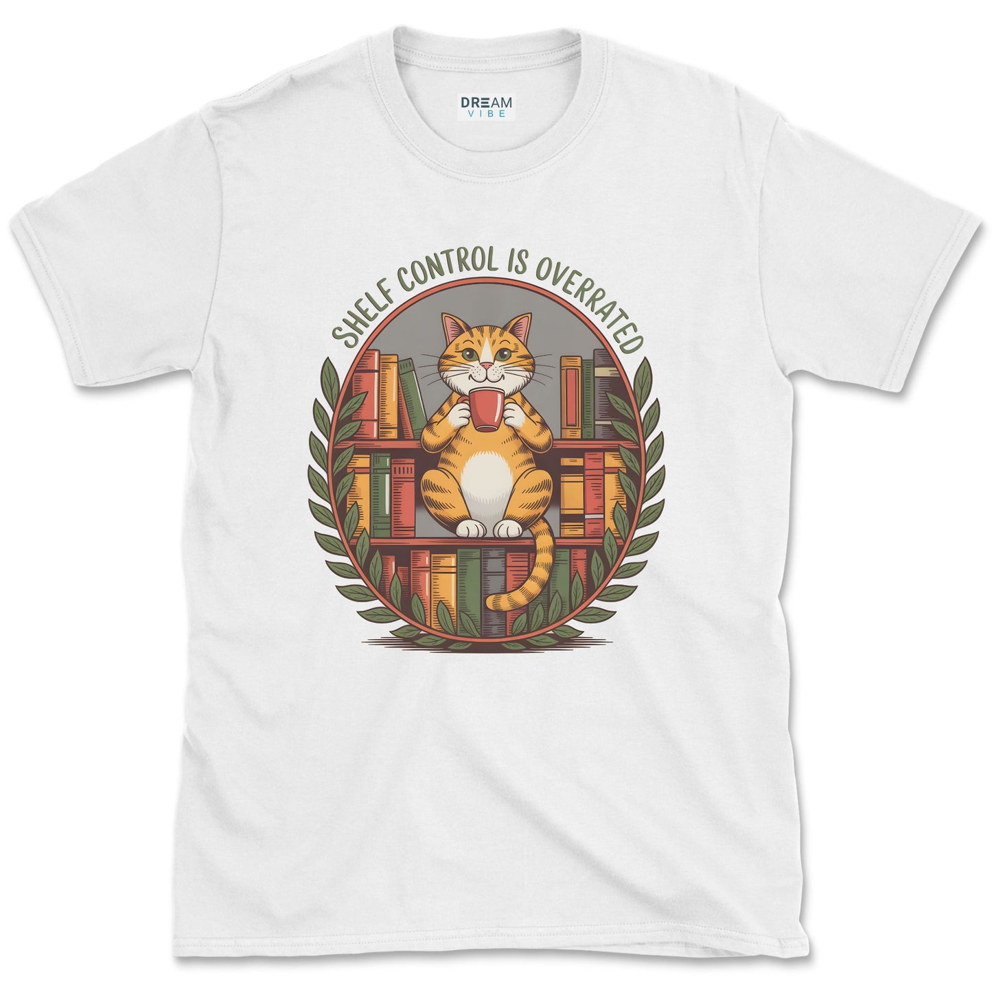 Shelf Control Is Overrated Book Lover T-Shirt