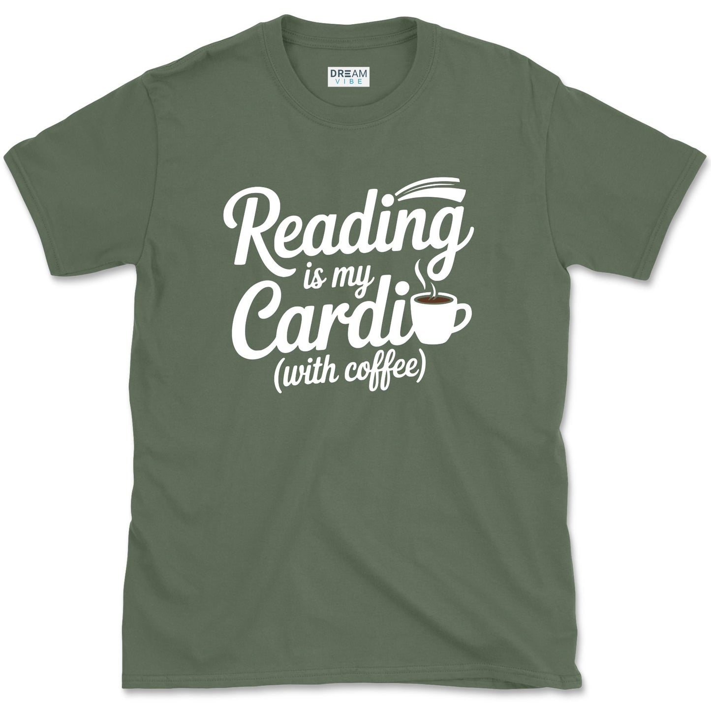 Reading Is My Cardio With Coffee Book Lover T-Shirt