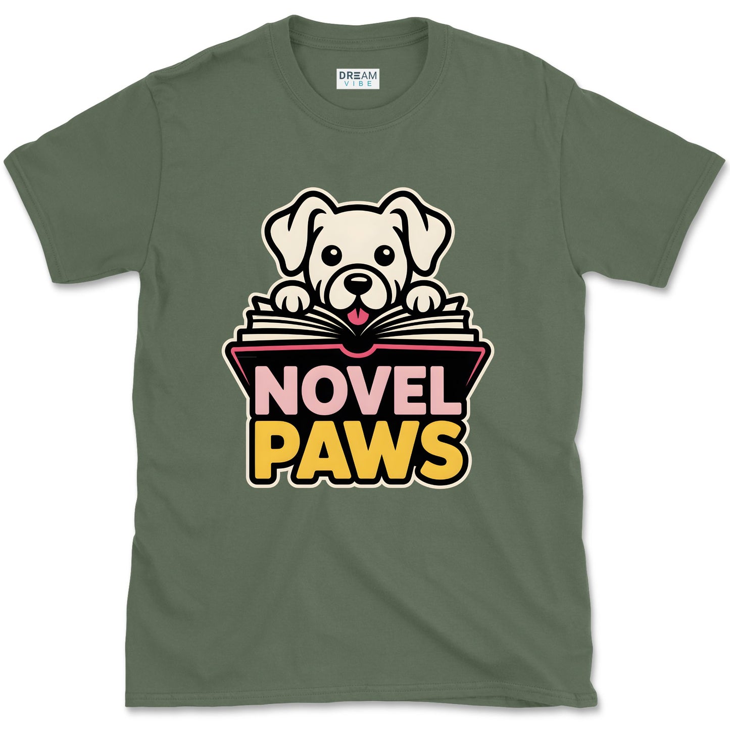 Novel Paws Book Lover T-Shirt