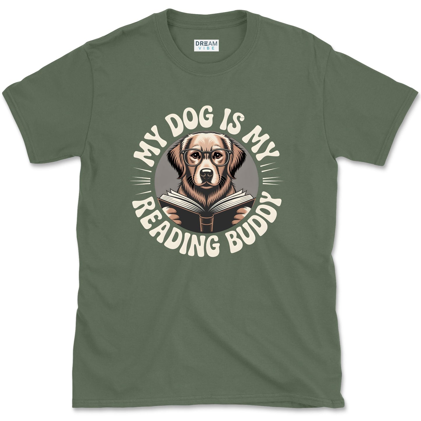 My Dog is My Reading Buddy Book Lover T-Shirt