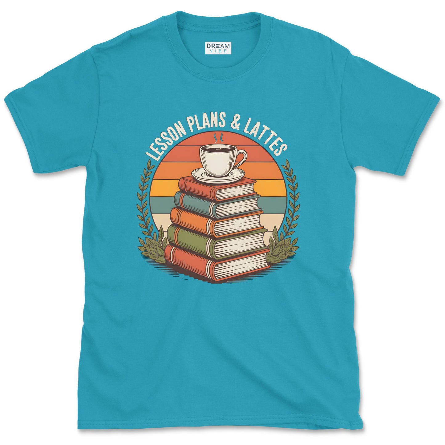 Lesson Plans & Lattes Teacher T-Shirt