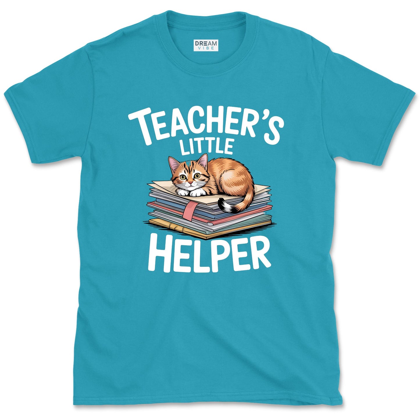 Teacher’s Little Helper Cat Lover T-Shirt
