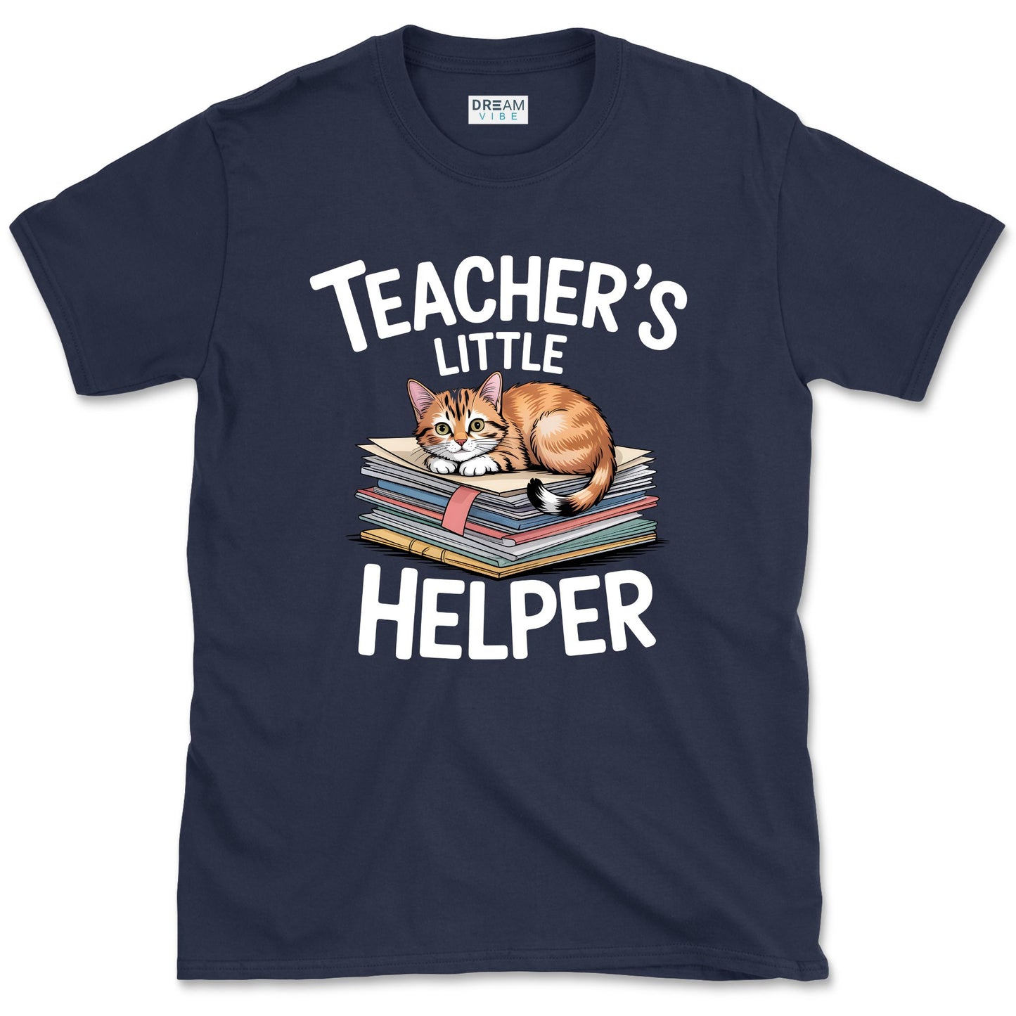 Teacher’s Little Helper Cat Lover T-Shirt