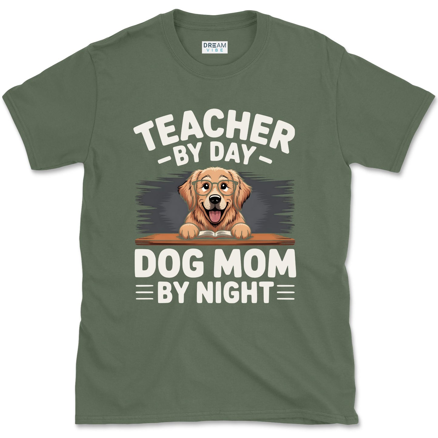 Teacher By Day Dog Mom By Night T-Shirt