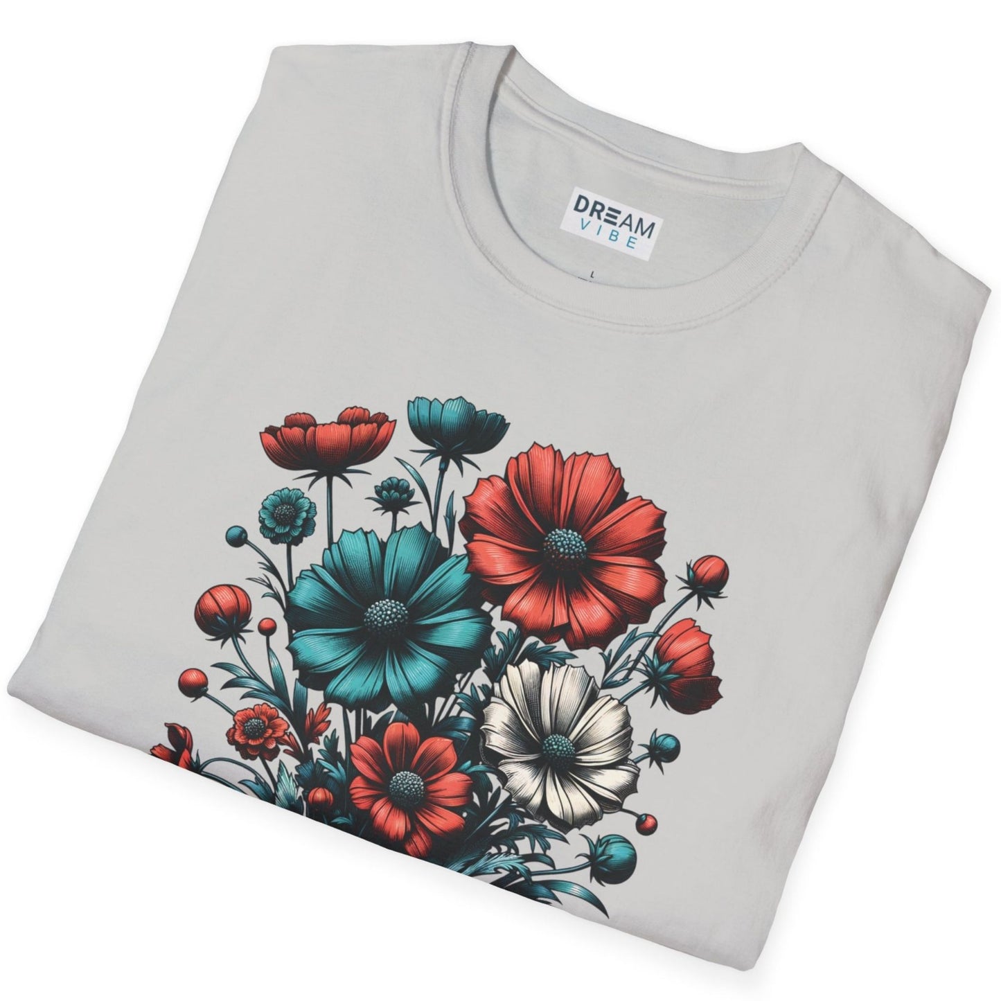 Stay Positive Floral Bouquet T-Shirt