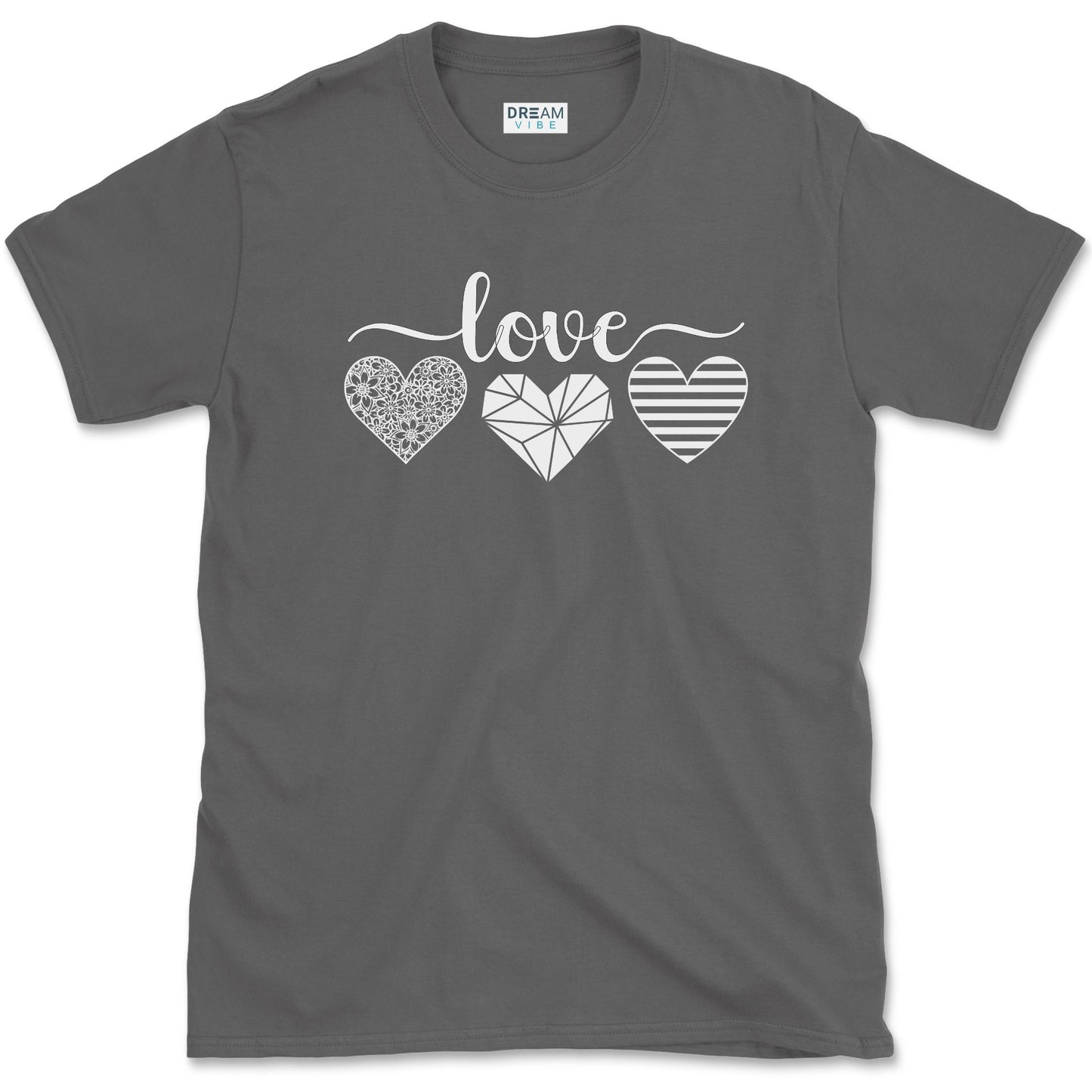 Love With Hearts Inspirational T-Shirt