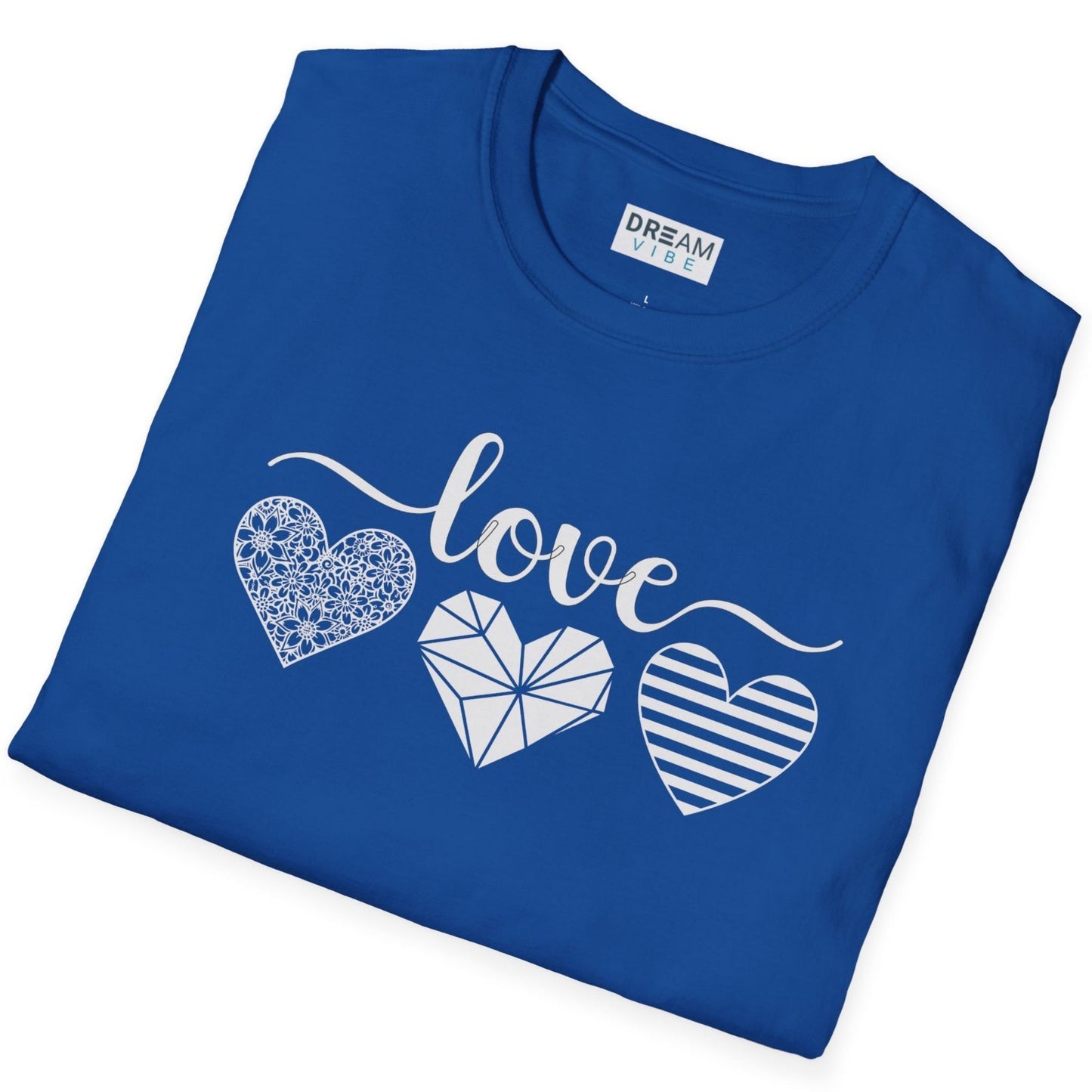 Love With Hearts Inspirational T-Shirt