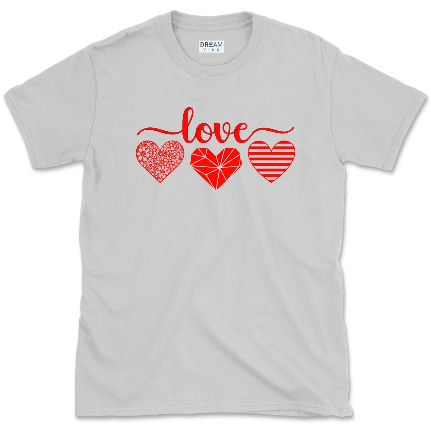 Love With Hearts Inspirational T-Shirt