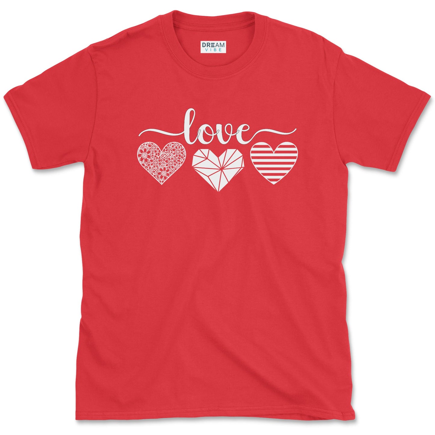 Love With Hearts Inspirational T-Shirt