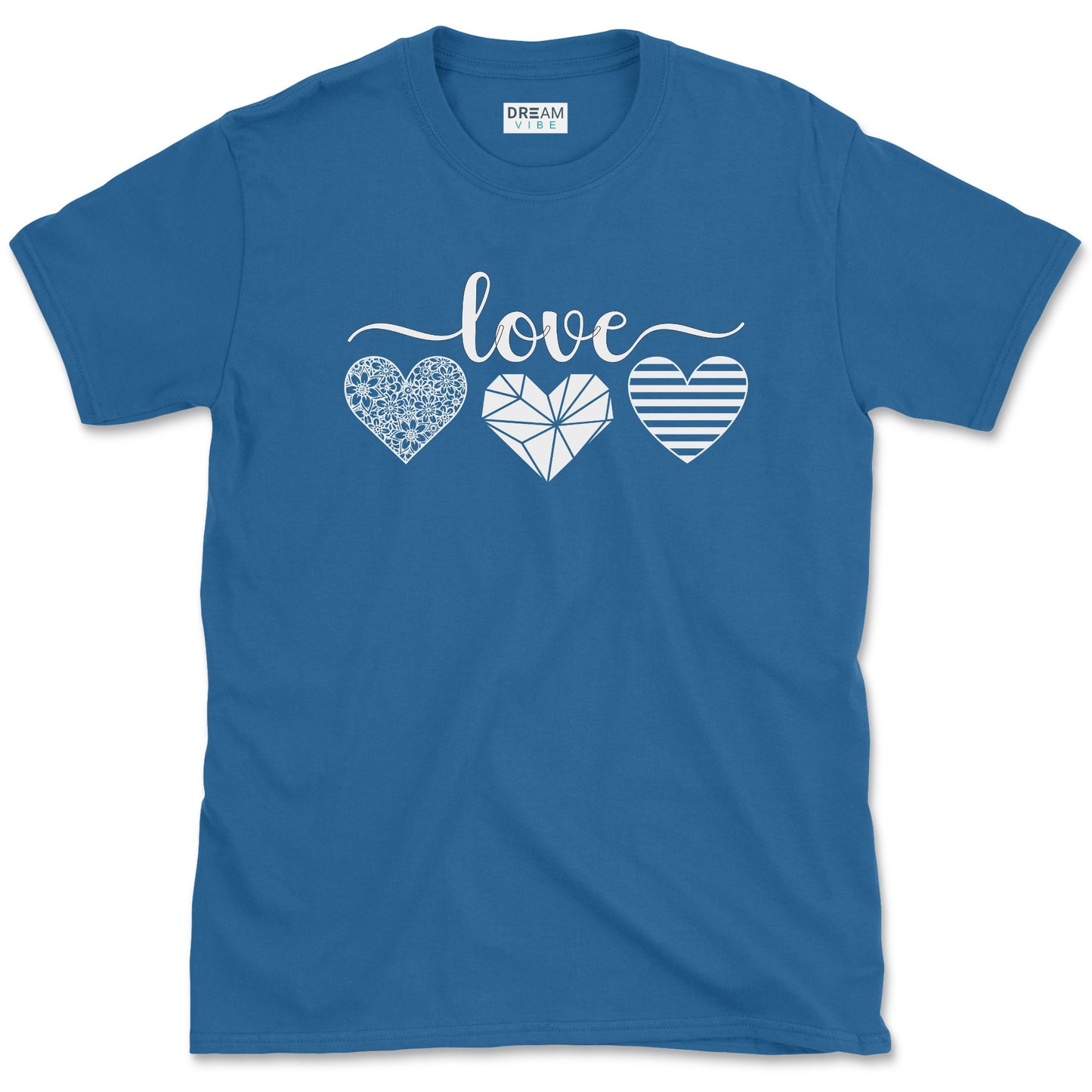Love With Hearts Inspirational T-Shirt