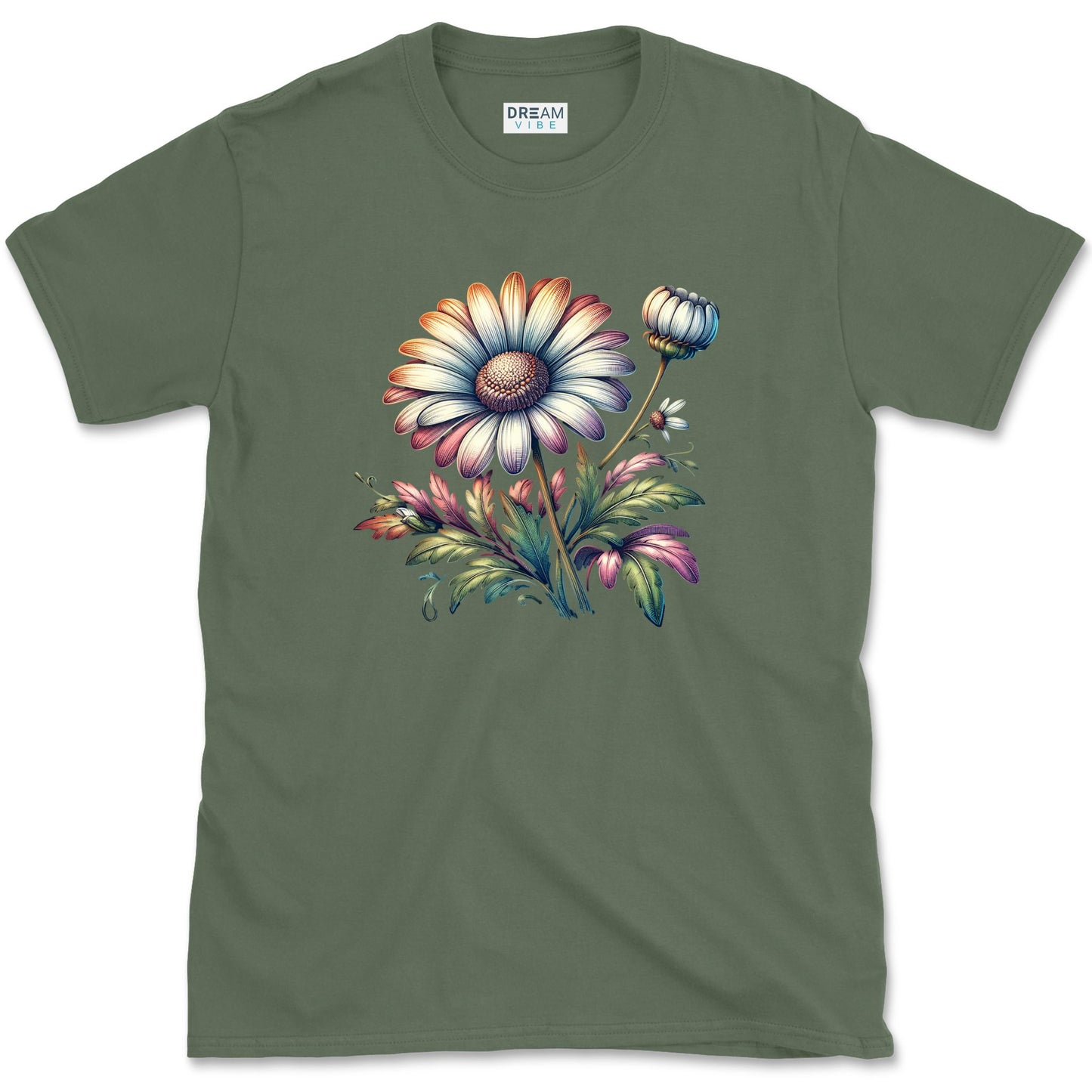 Daisy Floral Retro Aesthetic T-Shirt