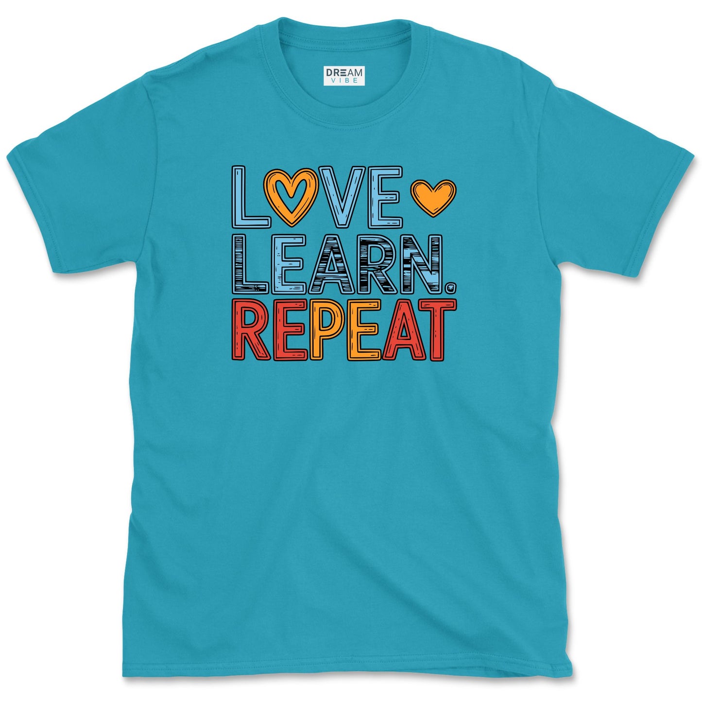 Love Learn Repeat Teacher T-Shirt