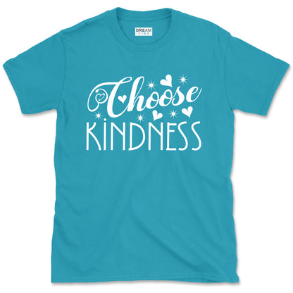 Choose Kindness Inspirational T-Shirt Design With Hearts