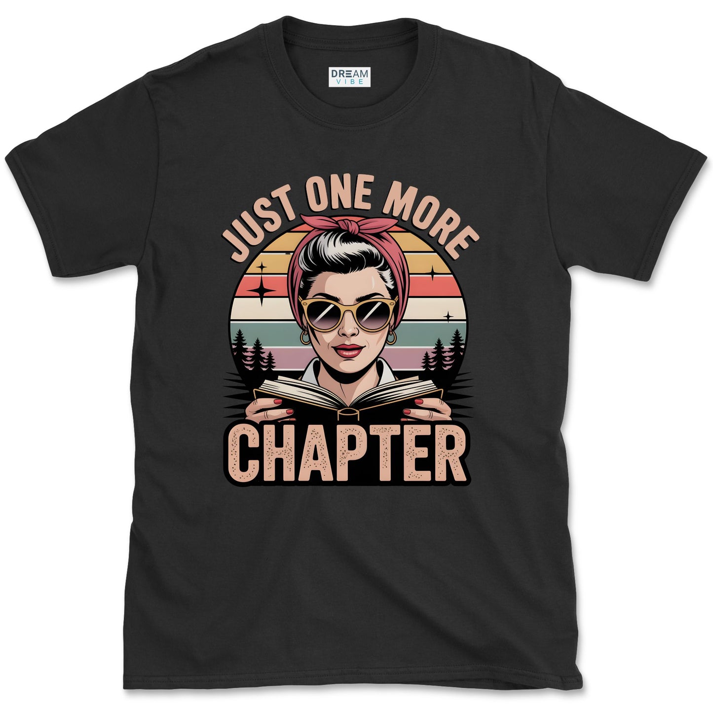 Just One More Chapter Retro Reading Lover T-Shirt