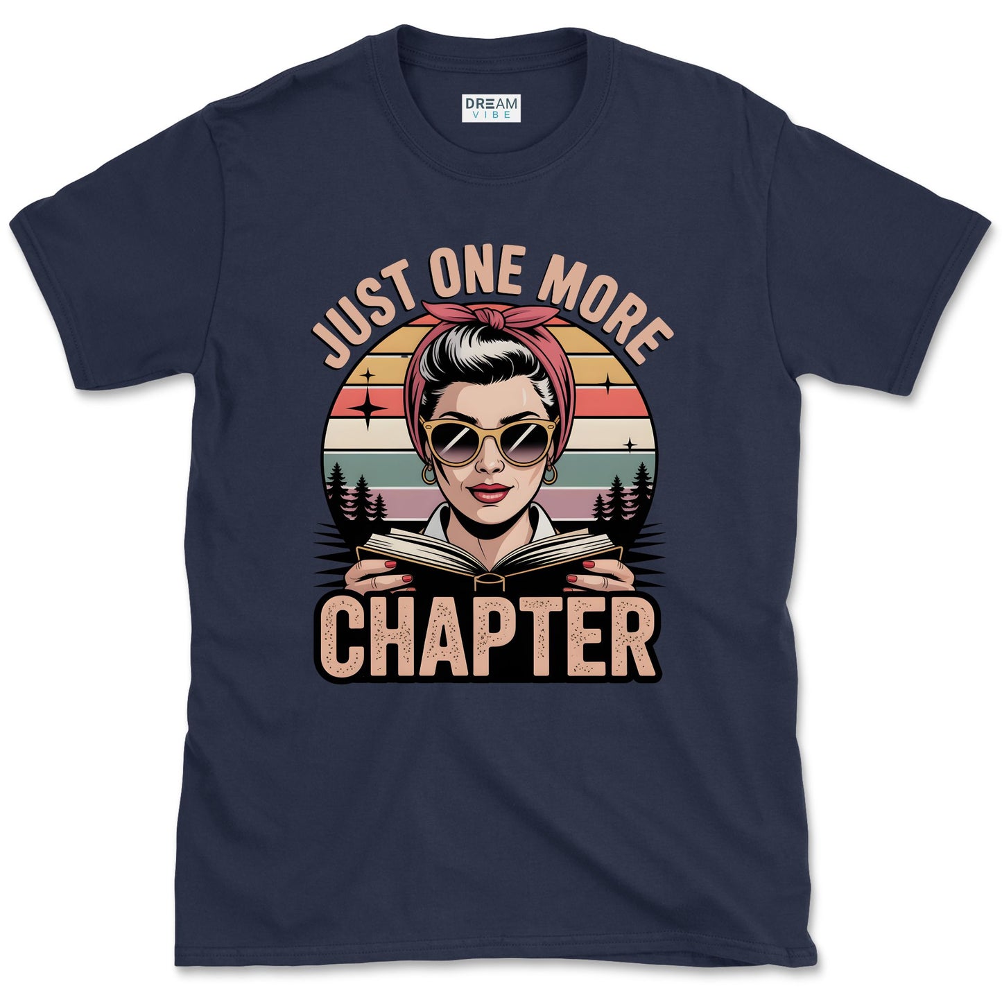 Just One More Chapter Retro Reading Lover T-Shirt