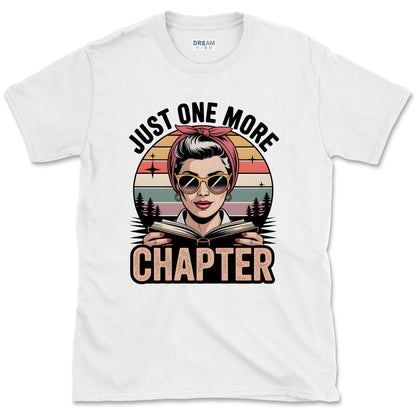 Just One More Chapter Retro Reading Lover T-Shirt