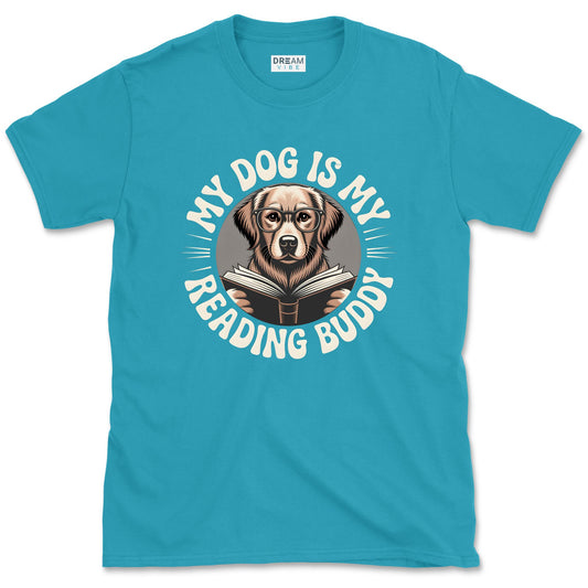 My Dog is My Reading Buddy Book Lover T-Shirt