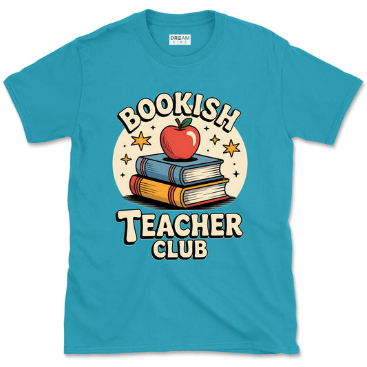Bookish Teacher Club Book Lover T-Shirt