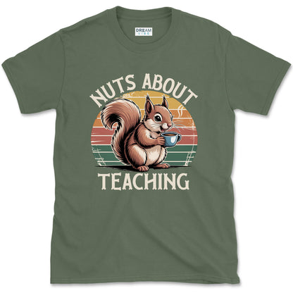 Nuts About Teaching Funny Teacher T-Shirt