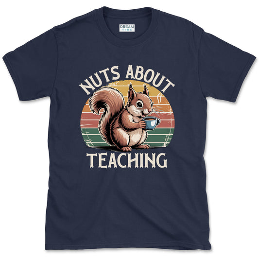 Nuts About Teaching Funny Teacher T-Shirt