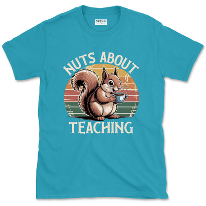 Nuts About Teaching Funny Teacher T-Shirt