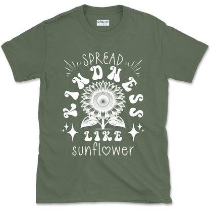 Spread Kindness Like Sunflower Inspirational T-Shirt