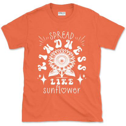 Spread Kindness Like Sunflower Inspirational T-Shirt