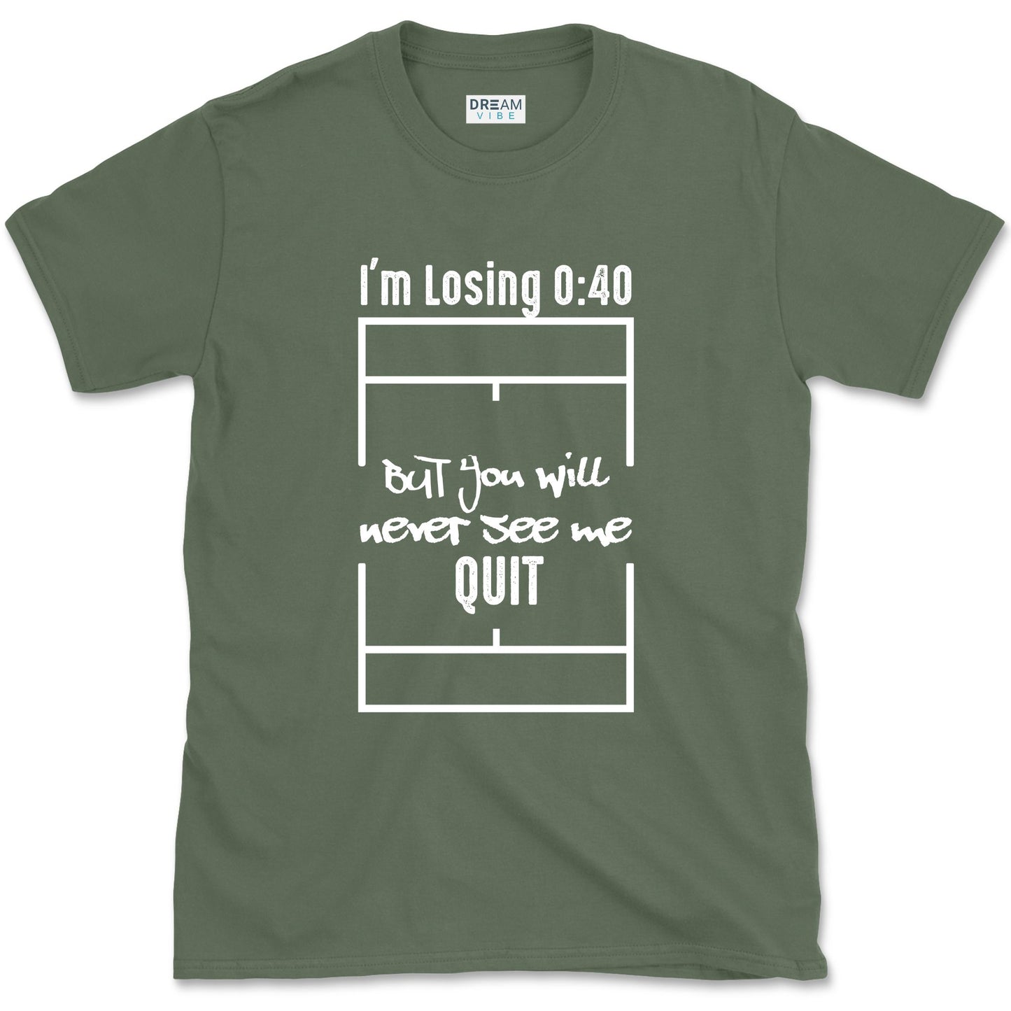 I'm Losing 0:40 But You Will Never See Me Quit Motivational T-Shirt