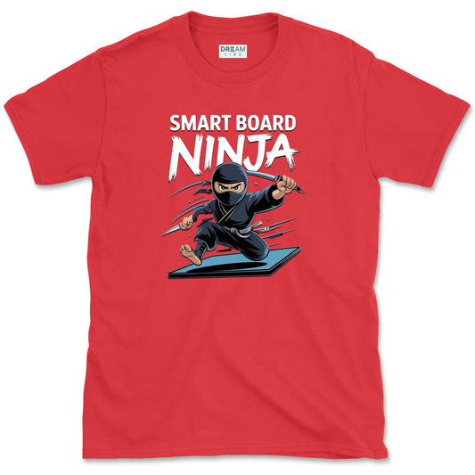 Smart Board Ninja Teacher T-Shirt