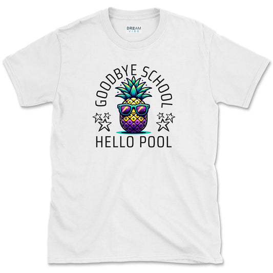 Goodbye School Hello Pool Teacher T-Shirt