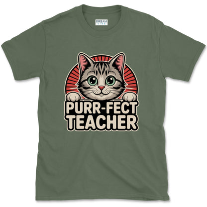 Purr-fect Teacher T-Shirt