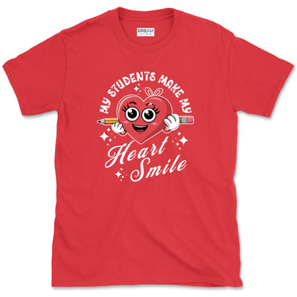 My Students Make My Heart Smile Teacher T-Shirt