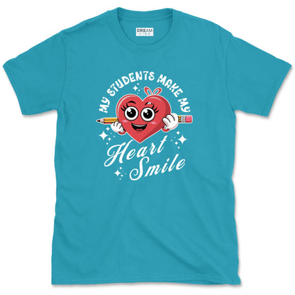 My Students Make My Heart Smile Teacher T-Shirt